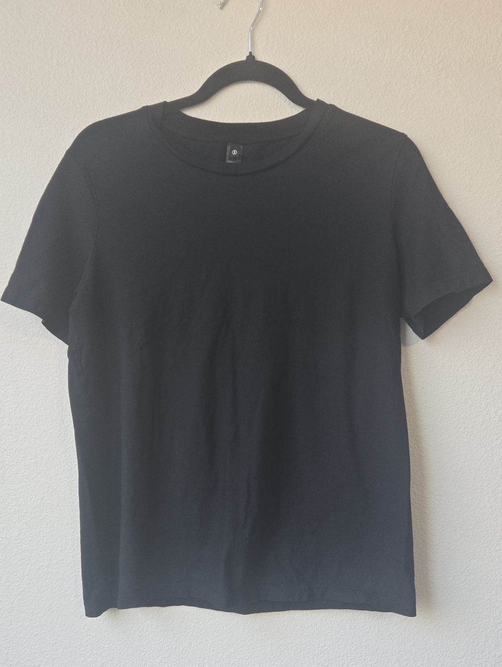 Ag Adriano Goldschmied Black Short Sleeve Crew Neck Tee